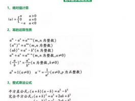 初中公式大全数学: Comprehensive Guide to Essential Mathematical Formulas for Middle School