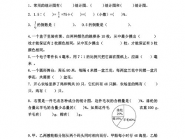 六年级下册数学期中考试题2023年: 数学学习的关键考点和复习策略